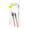 Baseus Cafule 2.4A Lightning cablu USB Lightning 0.5m (roșu)