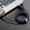 Baseus Cafule Cablu USB-Lightning, 1,5 A, 2 m (auriu-albastru închis)