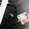 Baseus Cafule Cablu USB-Lightning, 2,4A, 1 m (auriu-negru)