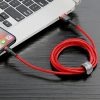 Baseus Cafule Cafule 1.5A 2 m cablu USB Lightning (roșu)