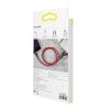 Baseus Cafule Cafule 1.5A 2 m cablu USB Lightning (roșu)