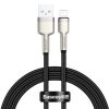 Baseus Cafule USB-világító kábel, 2,4A, 1 m (fekete)