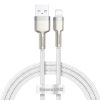 Baseus Cafule Cablu USB-Lightning, 2,4A, 1 m (alb)