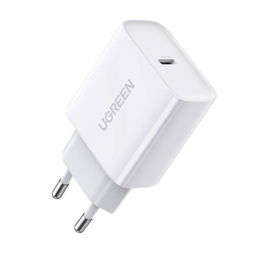 Adaptor UGREEN CD137, 20W, PD 3.0, USB-C (alb)