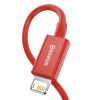 Baseus Superior Series Cablu USB-Lightning, 2,4 A, 1 m (roșu)