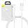 Baseus Superior Series Cablu USB-Lightning, 2,4 A, 1 m (alb)