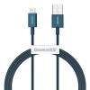 Baseus Superior Series Cablu USB-Lightning, 2,4A, 1 m (albastru)