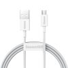 Baseus Superior Series USB-Micro-USB kábel, 2A, 1m (fehér)