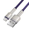Baseus Cafule USB-világítás kábel, 2,4A, 1m (lila)