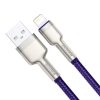 Baseus Cafule USB-világítás kábel, 2,4A, 1m (lila)