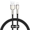 Baseus Cafule Cablu USB-Lightning, 2,4A, 0,25 m (negru)
