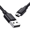 UGREEN US132 Cablu USB-mini USB, 2m (negru)