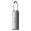 Baseus 5 az 1-ben hub USB-C - 3x USB 3.0 + HDMI + USB-C, PD