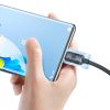 Baseus Crystal Shine Cablu USB-USB-C, 100W, 2m (negru)