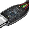 USB-C -kábel a USB-C Baseus Jelly, 100W, 1,2m (fekete)