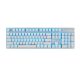 Motospeed GK89 Tastatură mecanică fără fir 2.4G (alb)