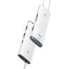 Baseus Lite Series 6 az 1-ben Hub, USB-C - 2x USB 3.0 + HDMI + USB-C + TF/SD (fehér)
