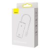 Baseus Lite Series 5 az 1-ben hub, USB-C - 4x USB 3.0 + USB-C + HDMI (fehér)
