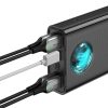Baseus Amblight Powerbank 30000mAh, 4xUSB, USB-C, 65W (fekete)