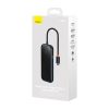 Baseus AcmeJoy Series 7 az 1-ben hub, USB-C - 2xUSB 3.0 + HDMI + USB 2.0 + USB-C PD + SD/TF (sötétszürke)