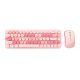 Set tastatură wireless + mouse MOFII Bean 2.4G (roz)