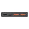 Baseus Adaman Metal Powerbank, 10000mAh , 2xUSB, USB-C, Lightning, MicroUSB  22.5W (fekete)