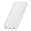 Baseus Bipow Powerbank, 10000mAh, 20W (fehér)