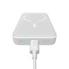 Baseus Mágneses Mini Powerbank, USB-C, 10000mAh, 20W, MagSafe (fehér)