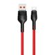 Cablu USB la USB-C XO NB55 5A, 1m (roșu)