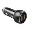 LDNIO C503Q 2USB autós töltő + USB-C kábel