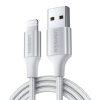 UGREEN Cablu USB Lightning US199 2,4A, 1,5 m (argintiu)