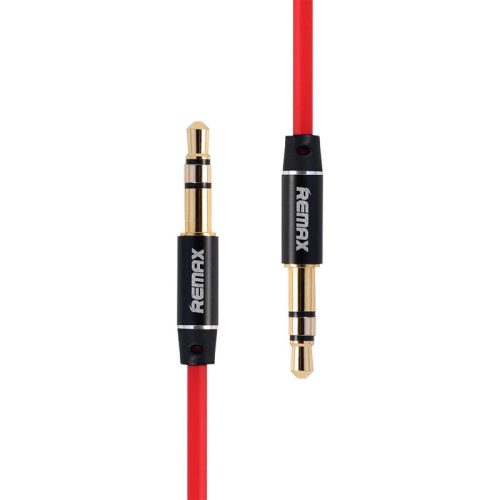 Remax RL-L200 Mini jack 3.5mm AUX kábel, 2m (piros)