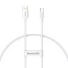 Baseus Superior USB - cablu USB-C, 100W, 0,25m (alb)