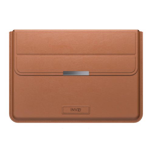 INVZI Leather Case / Cover with Stand Function for MacBook Pro/Air 13"/14" (Brown)