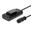 Budi 105W autós töltő, USB + USB-C, PD + QC 3.0 (fekete)