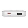 Baseus Powerbank Comet 10000mAh, USB - USB-C, villám, 22.5W (fehér)