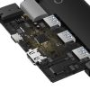 Baseus Lite sorozat Hub 5 az 1-ben USB-C - HDMI + USB3.0 x3 + PD (fekete)