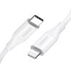 Cablu Choetech IP0040 USB-C Lightning PD18/30W 1.2m (alb)