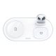 Încărcător wireless Mcdodo CH-7062 3 în 1 15W (mobil/TWS/Apple watch) (alb)