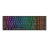 Vezeték nélküli mechanikus billentyűzet Royal Kludge RK100 RGB, barna kapcsoló (fekete)