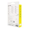 Baseus 3-1 Cablu de încărcare USB - USB-C, USB-M, Lightning, 3,5 A, 1,1 m (albastru)