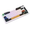 Vezeték nélküli mechanikus billentyűzet Royal Kludge KZZI K75 pro RGB, Eternity Switch (fekete és fehér)