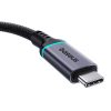 Baseus Cablu de extensie de înaltă definiție USB-C (de la bărbat la femeie) 10Gbps, 0,5m (negru)