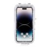 Puluz Műanyag vízálló telefontok, iPhone 14 Plus/Pro Max/13 Pro Max/12 Pro Max/11 Pro Max (fehér)