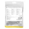 Cablu de rețea împletit Baseus Cat.8, Ethernet RJ45, 40 Gbps, 2m (negru)