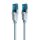 Cablu sieciowy UTP CAT5E Vention VAP-A10-S075 RJ45 Ethernet 100Mbps 0,75m niebieski