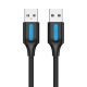 Cablu USB 2.0 Vention COJBC 2A 0,25m Negru PVC