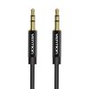 Kábel Audio 3.5mm mini jack Vention BAGBD 0.5m Fekete Fém