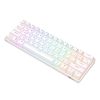 Mechanikus billentyűzet Royal Kludge RK61 RGB, piros kapcsoló (fehér)