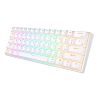 Mechanikus billentyűzet Royal Kludge RK61 RGB, piros kapcsoló (fehér)